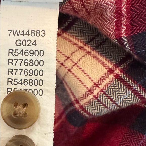 Lucky Brand Red and Cream Plaid Shirt - Picture 9 of 10